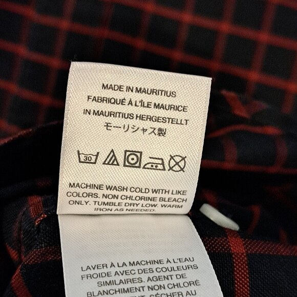 J. Crew Men's Large All Cotton Oxford Slim Fit Button Down Shirt Style #J1032 - Picture 9 of 15